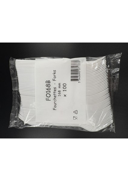 Standart Plastik Çatal Beyaz 100'LÜ Paket fiyatları