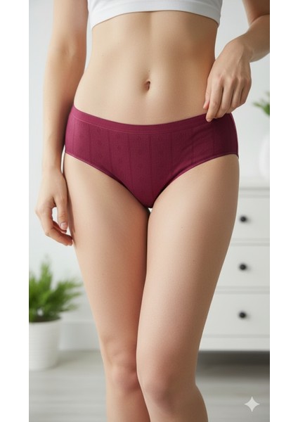 6'lı Set Jakar Kumaş Kadın Külot fiyatları