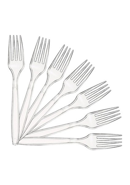 Plastik Çatal 10 PAKET(1000 Adet)