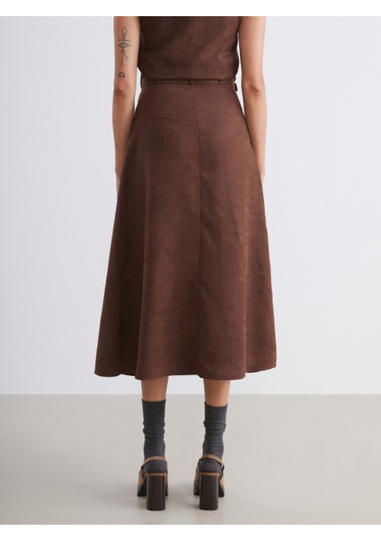 Beli Kemerli Süet Etek indirimleri