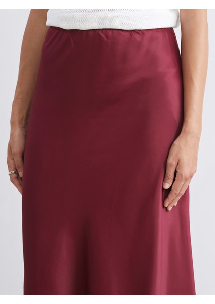 Beli Lastikli Puantiyeli Saten Etek modelleri