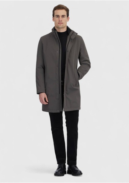 Kahverengi Regular Fit Dik Yaka Casual Dokuma Kaban fiyatları