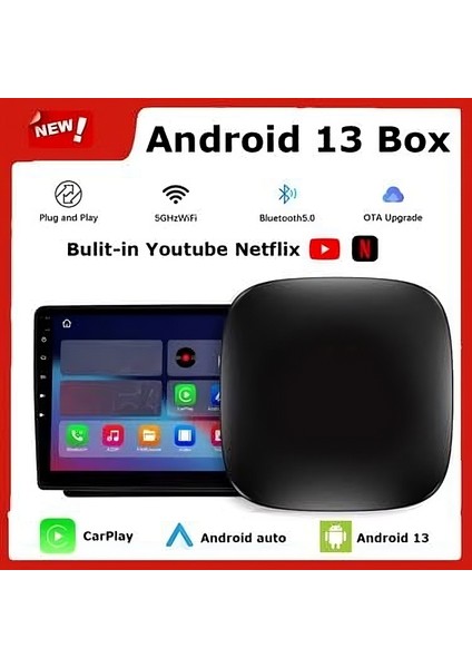 Ford Carplay - Smartbox - Youtube - Netflix & Kablosuz Carplay - Android 4-64 (Carplay Uyumlu) indirimleri