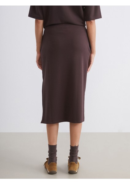 Beli Lastikli Yırtmaçlı Etek fırsatları