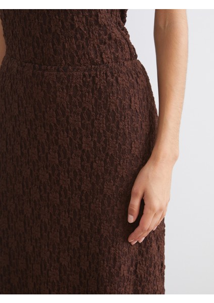 Beli Lastikli Dantelli Etek modelleri