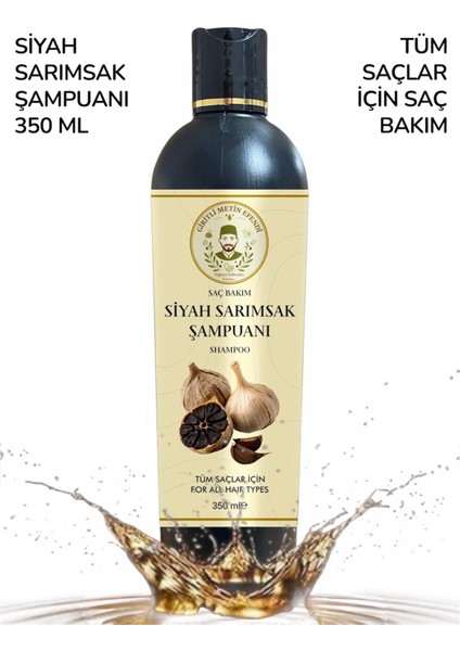 Siyah Sarımsak Şampuanı 350 ml Tüm Saçlar Için