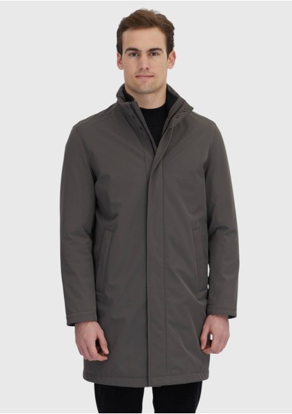 Kahverengi Regular Fit Dik Yaka Casual Dokuma Kaban modelleri