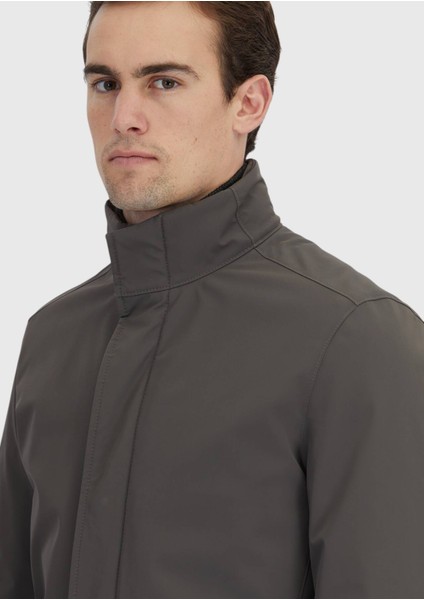 Kahverengi Regular Fit Dik Yaka Casual Dokuma Kaban fırsatları