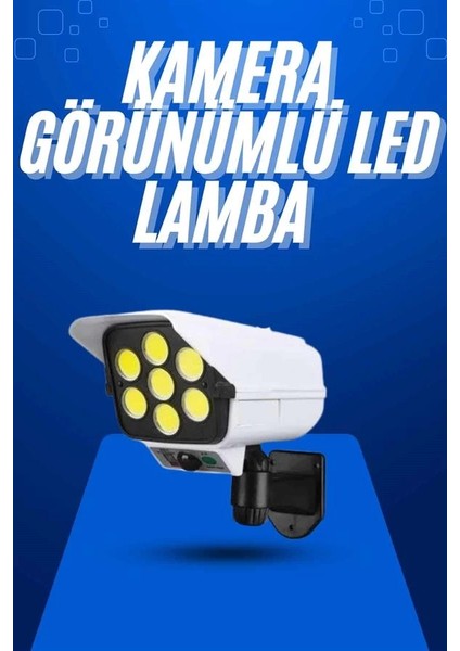 Solar Bahçe Aydınlatması Hareket Sensörlü Uzaktan Kumandalı Kamera Görünümlü fiyatları