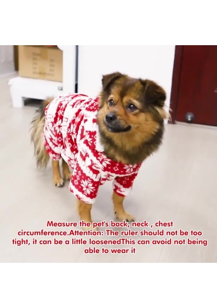 Noel Yeleği Mercan Kadife Evcil Hayvan Kışlık Isıtıcı Ev Kıyafeti (Yurt Dışından) fırsatları