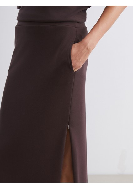 Beli Lastikli Yırtmaçlı Etek modelleri