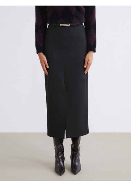 Beli Fermuarlı Yırtmaçlı Etek fiyatları