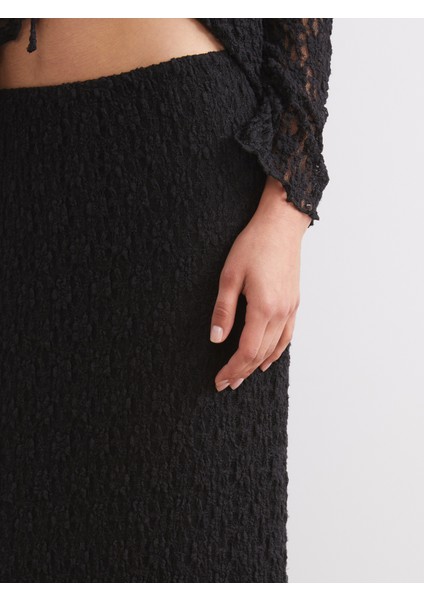 Beli Lastikli Dantelli Etek modelleri