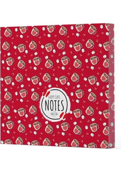 Kahve 9 - Çizgisiz Yan Boyamalı Defter