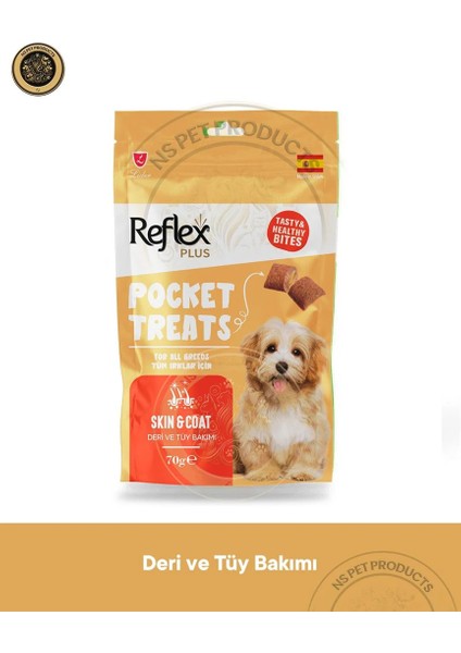Pocket Treats 10'lu Köpek Ödül Maması Mega Set 10X70GR