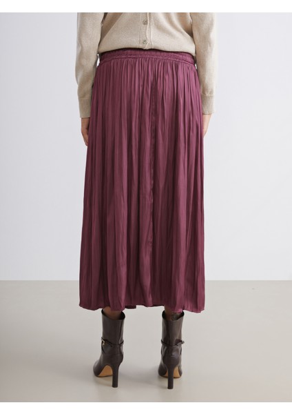 Beli Lastikli Saten Pileli Etek fırsatları