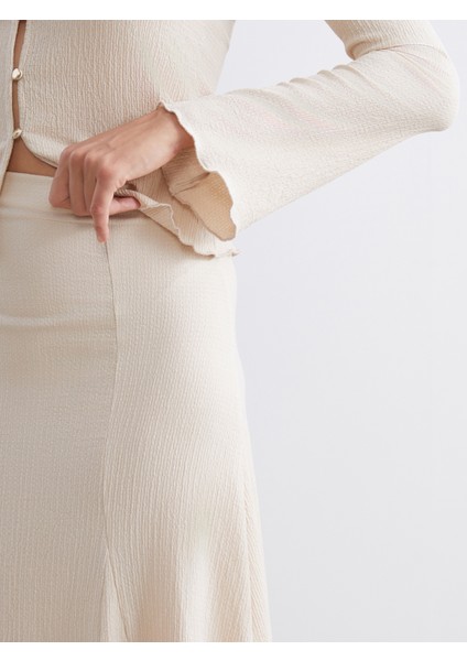 Beli Lastikli Dokulu Pileli Etek modelleri