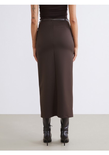 Beli Fermuarlı Yırtmaçlı Etek indirimleri