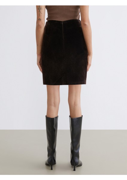 Beli Fermuarlı Mini Kürk Etek fırsatları