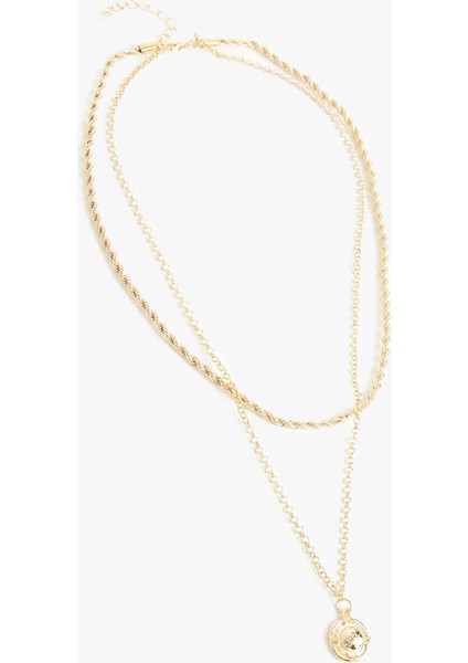 Charm Detaylı 2'li Zincir Kolye fiyatları