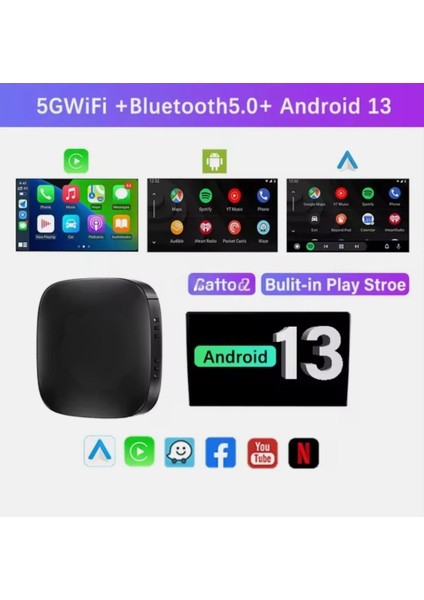Suzuki Carplay - Smartbox - Youtube - Netflix & Kablosuz Carplay - Android 4-64 (Carplay Uyumlu) fiyatları