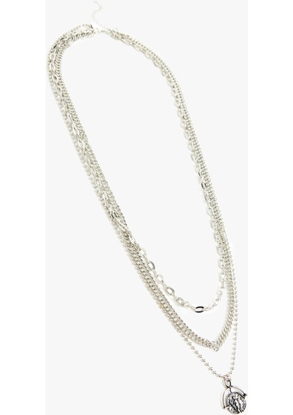 Charm Detaylı Çoklu Zincir Kolye fiyatları