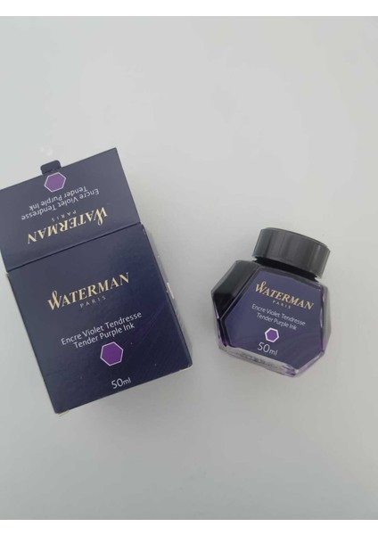 Dolma Kalem Mürekkebi Cam Şişede 50 M Mor (1 Adet)