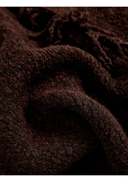 Kare Püsküllü Yumuşak Dokulu Şal modelleri