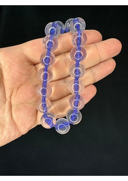 Efe Boy Maskot Şak Şak Tesbih Akrilik Şeffaf Renk Büyük Boy T-714