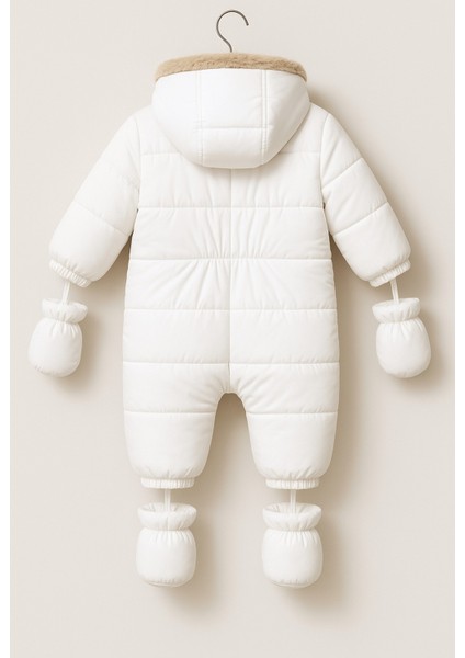 Özel Tasarım Cepli,kapüşonlu Tak-Çıkar Patik ve Eldivenli Bebek-Çocuk Kozmonot fırsatları