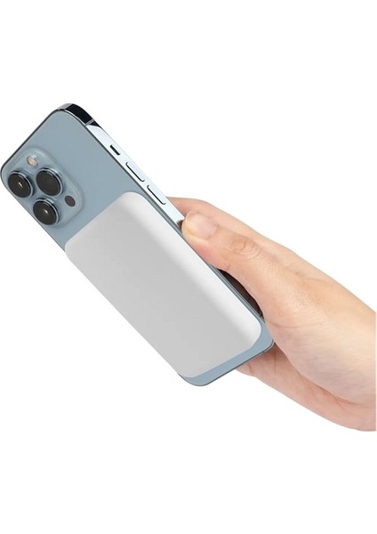 P736 Wireless Magnetic Magsafe Powerbank Kablosuz 15W 5000 Mah modelleri