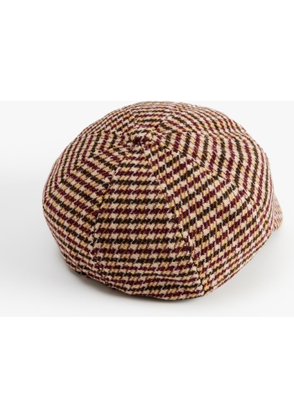 Kazayağı Desenli Kasket Şapka modelleri