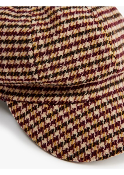 Kazayağı Desenli Kasket Şapka fırsatları