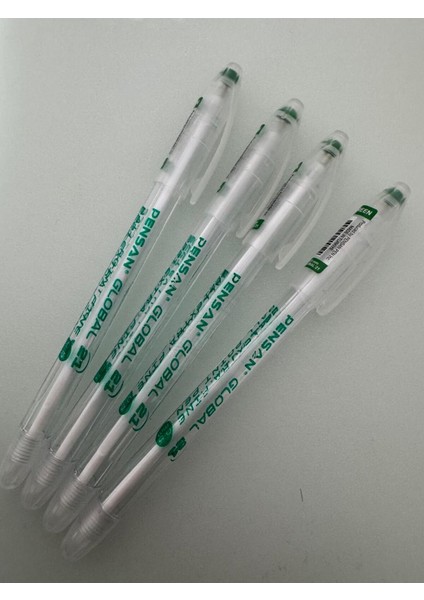 Tükenmez Kalem Global 0.5 mm Yeşil (10 Adet)