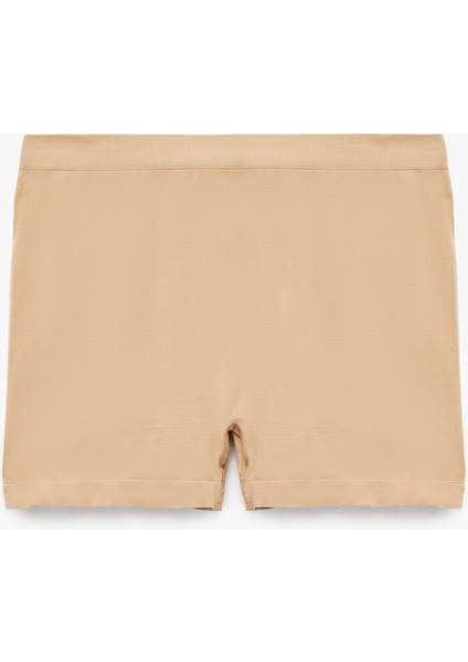 Yüksek Bel Rahat Kalıp Dikişsiz Hipster Külot