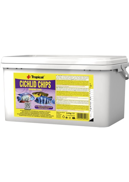 Cichlid Chips 500 gr Açık Bölme fiyatları