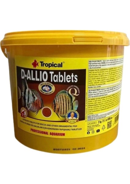 D-Allio Tablets 1000 Adet Açık Balık Yemi fiyatları