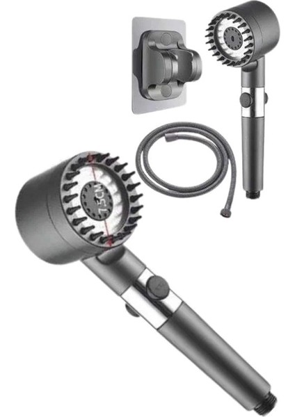 Yeni Nesil Duş Başlığı Paslanmaz Çelik Masaj Etkili Ergonomik Tasarım Su Basınçlı fırsatları