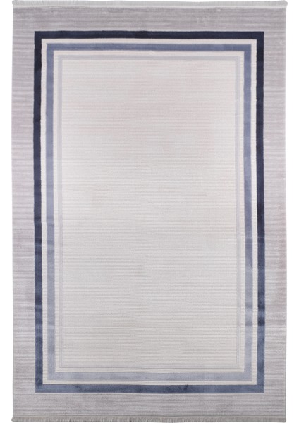 Art Deco 1010 Mavi Çerçeveli Akrilik Modern Yumuşak Dokuma Salon Mutfak Oturma Yatak Odası Halısı fiyatları