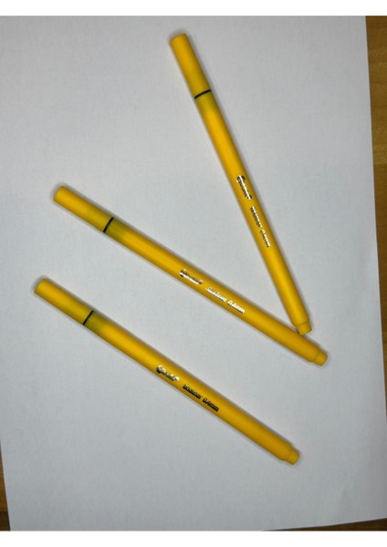 Fineliner 0,4 mm Keçeli Kalem Sarı (4 Adet) fiyatları