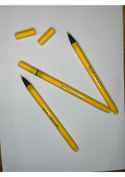 Fineliner 0,4 mm Keçeli Kalem Sarı (12 Adet) modelleri