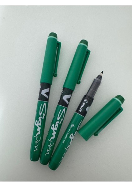 Roller Kalem Signo Pen Imza Kalemi Yeşil (3 Adet)