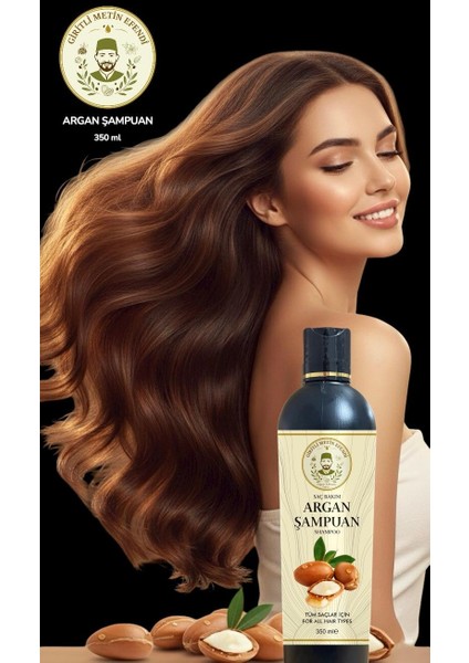 Argan Şampuanı 350 ml Tüm Saçlar Için