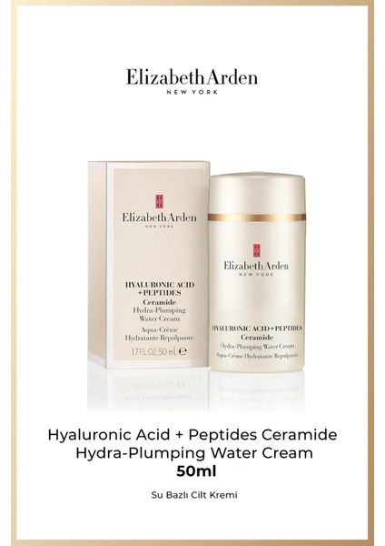 "hyaluronıc Acıd + Peptıdes Ceramıde Water Cream