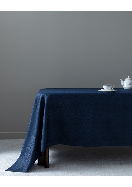 Pradines Masa Örtüsü - Lacivert - 160X230 cm