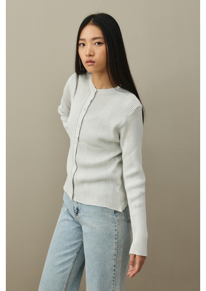 Simli Fitilli Hırka Ekru modelleri