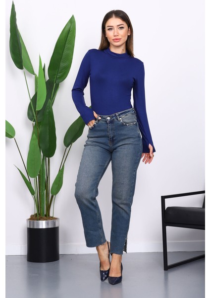 Lacivert Parmak Geçme Detaylı Body fiyatları