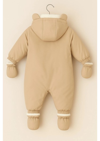 Su Geçirmez, Içi Yumuşak Kürk Astarlı, Cepli, Kapüşonlu Bebek-Çocuk Astronot