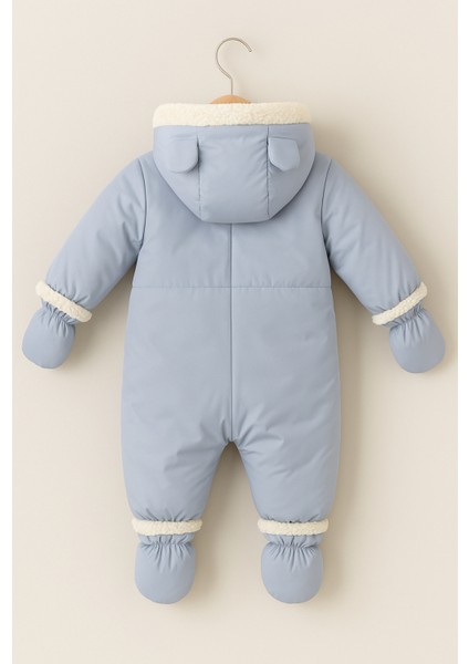 Su Geçirmez, Içi Yumuşak Kürk Astarlı, Cepli, Kapüşonlu Bebek-Çocuk Astronot fırsatları