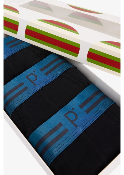 Erkek 3'lü P Logolu Boxer indirimleri